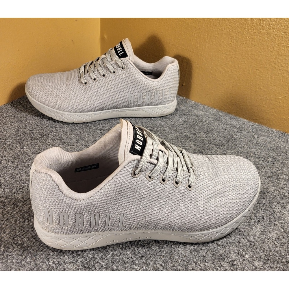Nobull Outwork SuperFabric Trainers Light Gray Shoes Unisex Sz 8.5 Men/10 Women